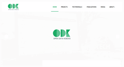 Desktop Screenshot of opendatakosovo.org